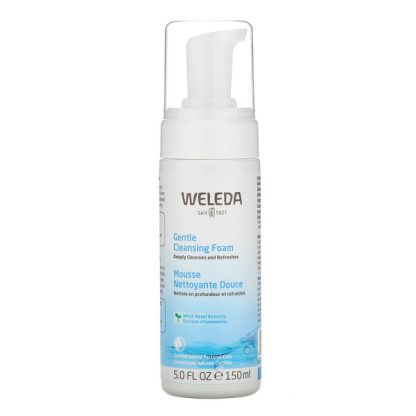 Weleda, Gentle Cleansing Foam, Witch Hazel Extracts, 5.0 fl oz (150 ml)