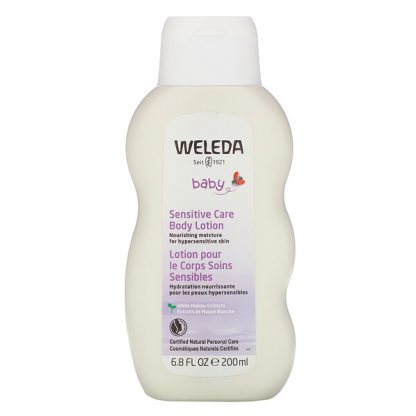 Weleda, Baby, Sensitive Care Body Lotion, White Mallow Extracts, 6.8 fl oz (200 ml)