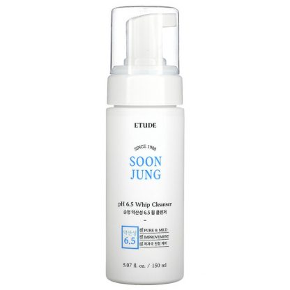 Etude, Soon Jung, pH 6.5 Whip Cleanser, 5.07 fl oz (150 ml)