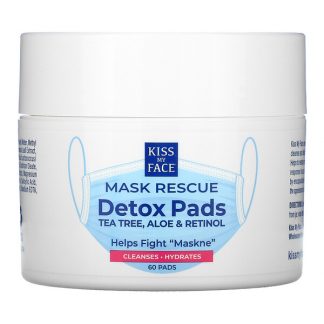 Kiss My Face, Mask Rescue Detox Pads, 60 Pads