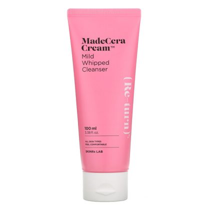 SkinRx Lab, MadeCera Cream, Mild Whipped Cleanser, 3.38 fl oz (100 ml)