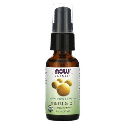 NOW Foods, Solutions, Certified Organic & 100% Pure Marula Oil, 1 fl oz (30 ml)