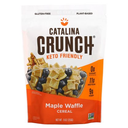 Catalina Crunch, Keto Friendly Cereal, Maple Waffle, 9 oz (255 g)