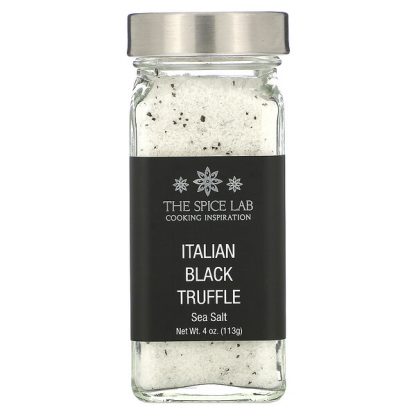 The Spice Lab, Italian Black Truffle Sea Salt, 4 oz (113 g)