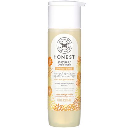 The Honest Company, Everyday Gentle Shampoo + Body Wash, Sweet Orange Vanilla, 10.0 fl oz (295 ml)