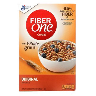 General Mills, Fiber One Cereal with Whole Grain, Original Bran, 19.6 oz (555 g)