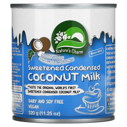 Nature's Charm, Sweetened Condensed Coconut Milk, 11.25 oz (320 g)