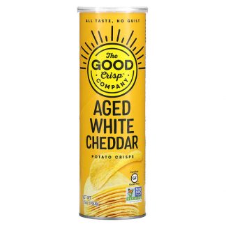 The Good Crisp Company, Potato Crisps, Aged White Cheddar, 5.6 oz (160 g)