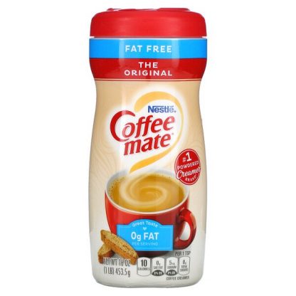 Coffee Mate, Powder Coffee Creamer, Fat Free, Original, 16 oz (453.5 g)