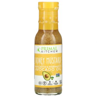 Primal Kitchen, Honey Mustard Vinaigrette & Marinade Made with Avocado Oil, 8 fl oz (236 ml)