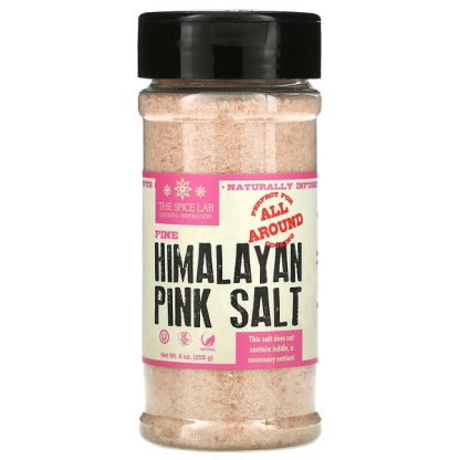 The Spice Lab, Himalayan Pink Salt, Fine, 9 oz (255 g)