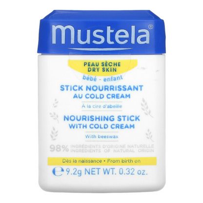 Mustela, Baby, Nourishing Stick with Cold Cream, 0.32 oz (9.2 g)