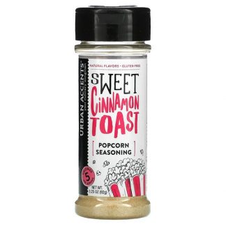 Urban Accents, Popcorn Seasoning, Sweet Cinnamon Toast, 3.25 oz (92 g)