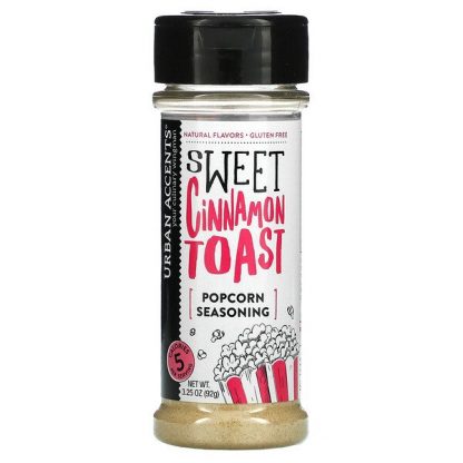 Urban Accents, Popcorn Seasoning, Sweet Cinnamon Toast, 3.25 oz (92 g)