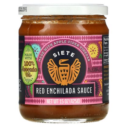 Siete, Red Enchilada Sauce, 15 oz (425 g)