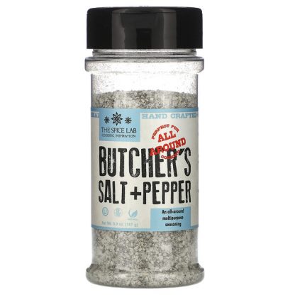 The Spice Lab, Butcher's Cut Salt & Pepper, 5.9 oz (167 g)