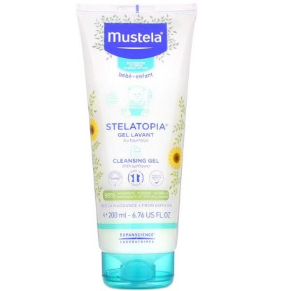 Mustela, Stelatopia Cleansing Gel with Sunflower, 6.76 fl oz (200 ml)