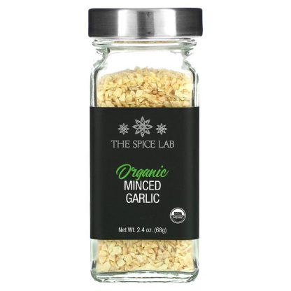 The Spice Lab, Organic Minced Garlic, 2.4 oz (68 g)