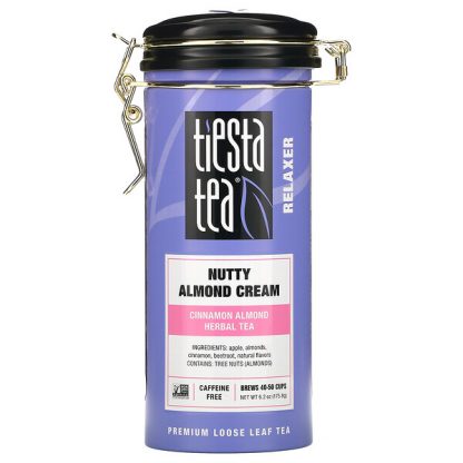 Tiesta Tea Company, Premium Loose Leaf Tea, Nutty Almond Cream, Caffeine Free, 6.2 oz (175.8 g)