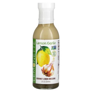 Lemonette, Gourmet Lemon Dressing, Lemon Garlic, 12 fl oz (354.9 ml)