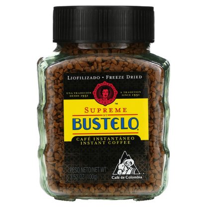 Café Bustelo, Supreme by Bustelo, Instant Coffee, Freeze Dried, 3.52 oz (100 g)