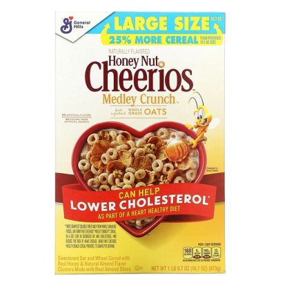 General Mills, Honey Nut Cheerios, Medley Crunch, 16.7 oz (473 g)