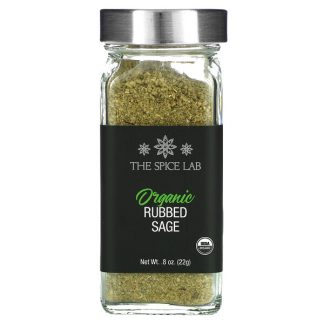 The Spice Lab, Organic Rubbed Sage, 0.8 oz (22 g)