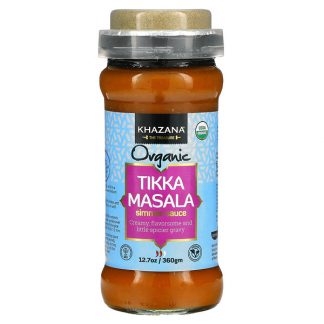 Khazana, Organic Tikka Masala Simmer Sauce, 12.7 oz (360 g)