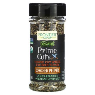 Frontier Co-op, Organic Prime Cuts, Cracked Pepper, 4.09 oz (116 g)