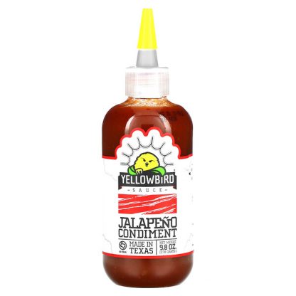 Yellowbird Sauce, Jalapeno Condiment, 9.8 oz (278 g)