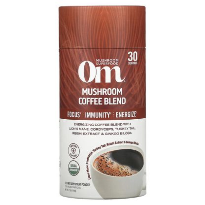 Om Mushrooms, Mushroom Coffee Blend, 6.24 oz (177 g)