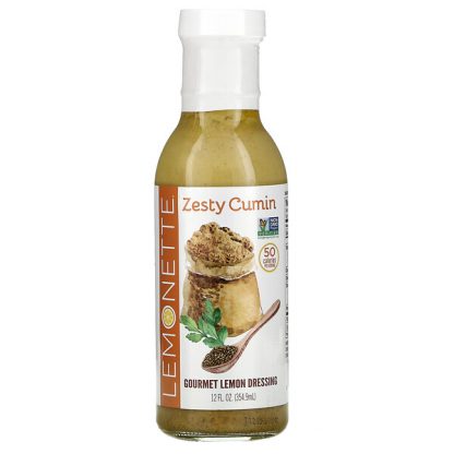 Lemonette, Gourmet Lemon Dressing, Zesty Cumin, 12 fl oz (354.9 ml)