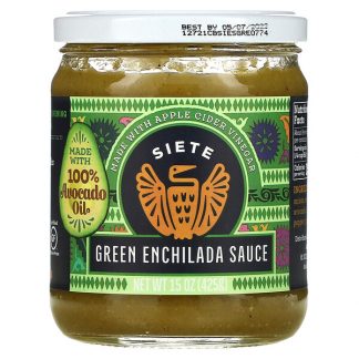 Siete, Green Enchilada Sauce, 15 oz (425 g)