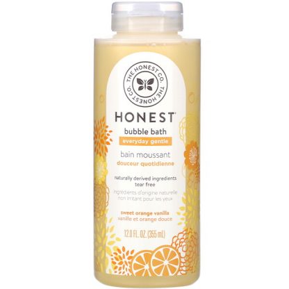 The Honest Company, Everyday Gentle Bubble Bath, Sweet Orange Vanilla, 12.0 fl oz (355 ml)