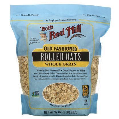 Bob's Red Mill, Old Fashioned Rolled Oats, Whole Grain, 32 oz (907 g)