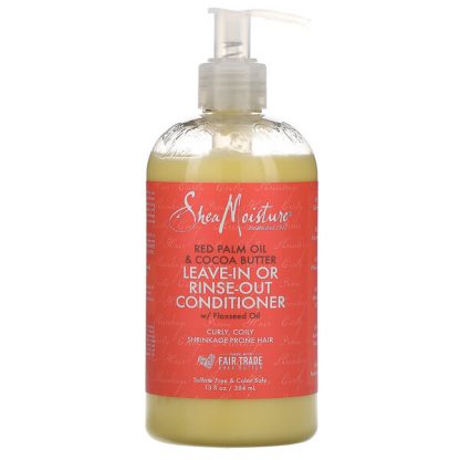 SheaMoisture, Leave-In Or Rinse-Out Conditioner, Red Palm Oil & Cocoa Butter, 13 fl oz (384 ml)