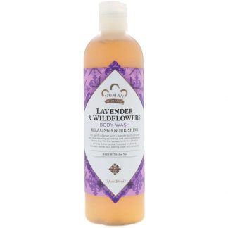 Nubian Heritage, Body Wash, Lavender & Wildflowers, 13 fl oz (384 ml)