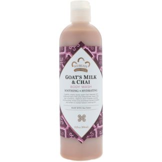 Nubian Heritage, Body Wash, Goat's Milk & Chai, 13 fl oz (384 ml)