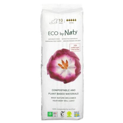 Naty, Maternity Pads, Extra, 10 Pads