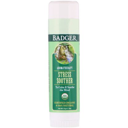 Badger Company, Stress Soother, Tangerine & Rosemary, .60 oz (17 g)