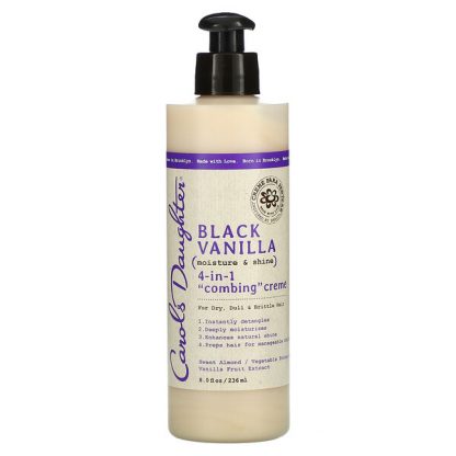 Carol's Daughter, Black Vanilla, Moisture & Shine, 4-In-1 Combing Creme, 8 fl oz (236 ml)