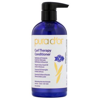 Pura D'or, Curl Therapy Conditioner, 16 fl oz (473 ml)