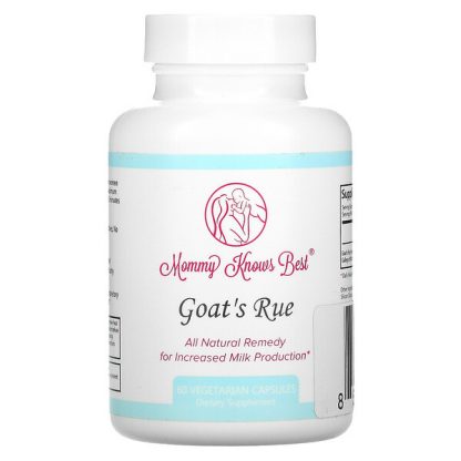 Mommy Knows Best, Goat's Rue, 60 Vegetarian Capsules