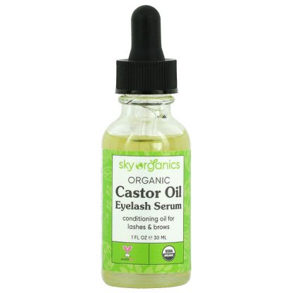 Sky Organics, Organic Castor Oil, Eyelash Serum, 1 fl oz (30 ml)