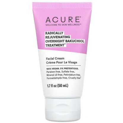 Acure, Radically Rejuvenating, Overnight Bakuchiol Treatment, 1.7 fl oz (50 ml)