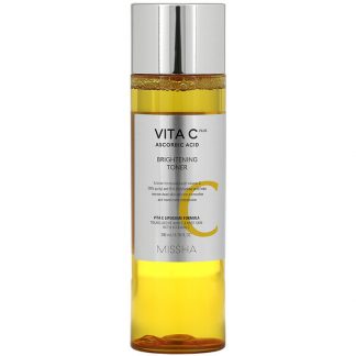 Missha, Vita C Plus Ascorbic Acid, Brightening Toner, 6.76 fl oz (200 ml)