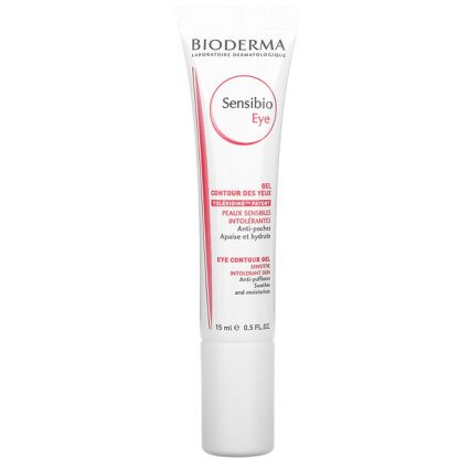 Bioderma, Sensibio, Eye Contour Gel, 0.5 fl oz (15 ml)