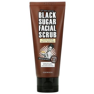 Tosowoong, Black Sugar Facial Scrub, 3.38 fl oz (100 ml)