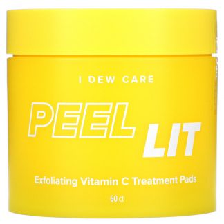 I Dew Care, Peel Lit, Exfoliating Vitamin C Treatment Pads, 60 Count