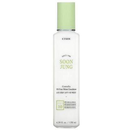 Etude, Soon Jung, Centella 10-Free Moist Emulsion, 4.39 fl oz (130 ml)